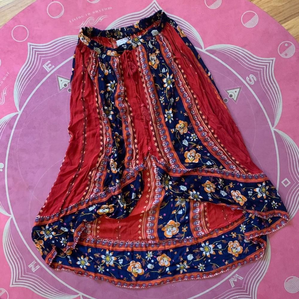Band of Gypsies hi lo bohemian skirt